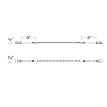 Load image into Gallery viewer, InvisiLED Outdoor Wet Rated LED Tape Light - line drawing.
