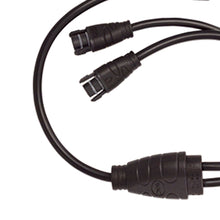 Load image into Gallery viewer, InvisiLED Outdoor Wet Rated Tape to Tape &quot;Y&quot; Connector in Detail.
