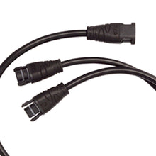 Load image into Gallery viewer, InvisiLED Outdoor Wet Rated Tape to Tape &quot;Y&quot; Connector in Detail.
