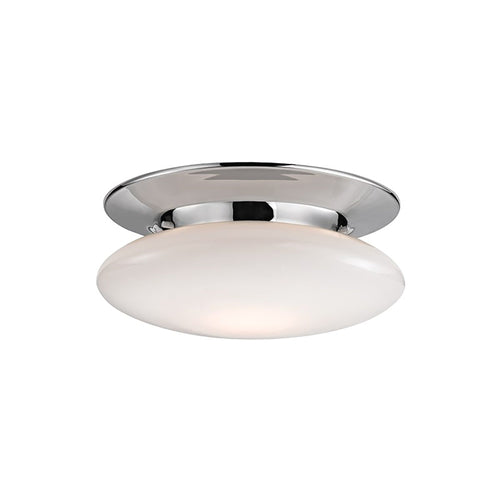 Irvington LED Flush Mount Ceiling Light in Polished Chrome.