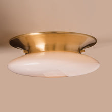 Load image into Gallery viewer, Irvington LED Flush Mount Ceiling Light in Detail.
