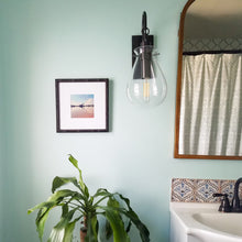 Load image into Gallery viewer, Ivy LED Wall Light in bathroom.
