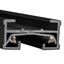 Load image into Gallery viewer, J Track 120V Single Circuit Track Section in Detail.
