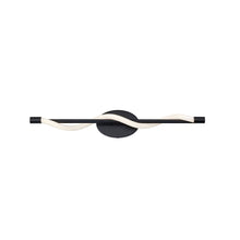 Load image into Gallery viewer, Jasmine LED Bath Vanity Light in Black (Small).
