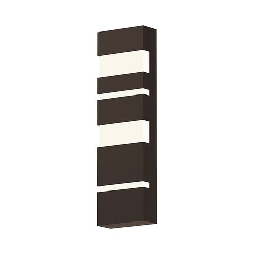 Jazz Notes Outdoor LED Wall Light in Small/Textured Bronze.