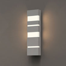 Load image into Gallery viewer, Jazz Notes Outdoor LED Wall Light in Detail.
