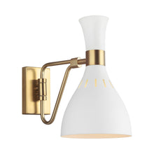 Load image into Gallery viewer, Joan Bath Wall Light in Matte White.
