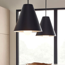 Load image into Gallery viewer, Joni LED Pendant Light in dining room.
