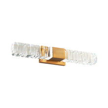 Load image into Gallery viewer, Juliet LED Bath Vanity and Wall Light in Aged Brass (27-Inch).
