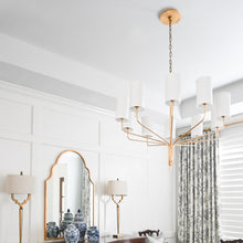 Load image into Gallery viewer, Juniper Chandelier in living room.
