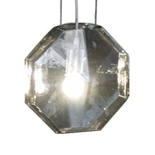 Load image into Gallery viewer, 24 Karati LED Pendant Light in Smoked Glass (Small).
