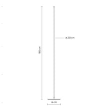 Load image into Gallery viewer, Accipicchio LED Floor Lamp - line drawing.
