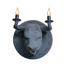 Load image into Gallery viewer, Corrado LED Wall Light in Grey.
