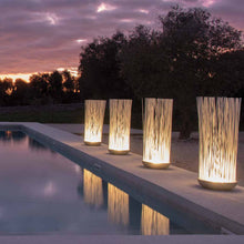 Load image into Gallery viewer, Don&#39;t Touch Outdoor LED Floor Lamp in outside area.
