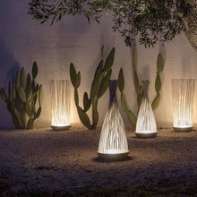 Load image into Gallery viewer, Don&#39;t Touch Outdoor LED Floor Lamp in outside area.
