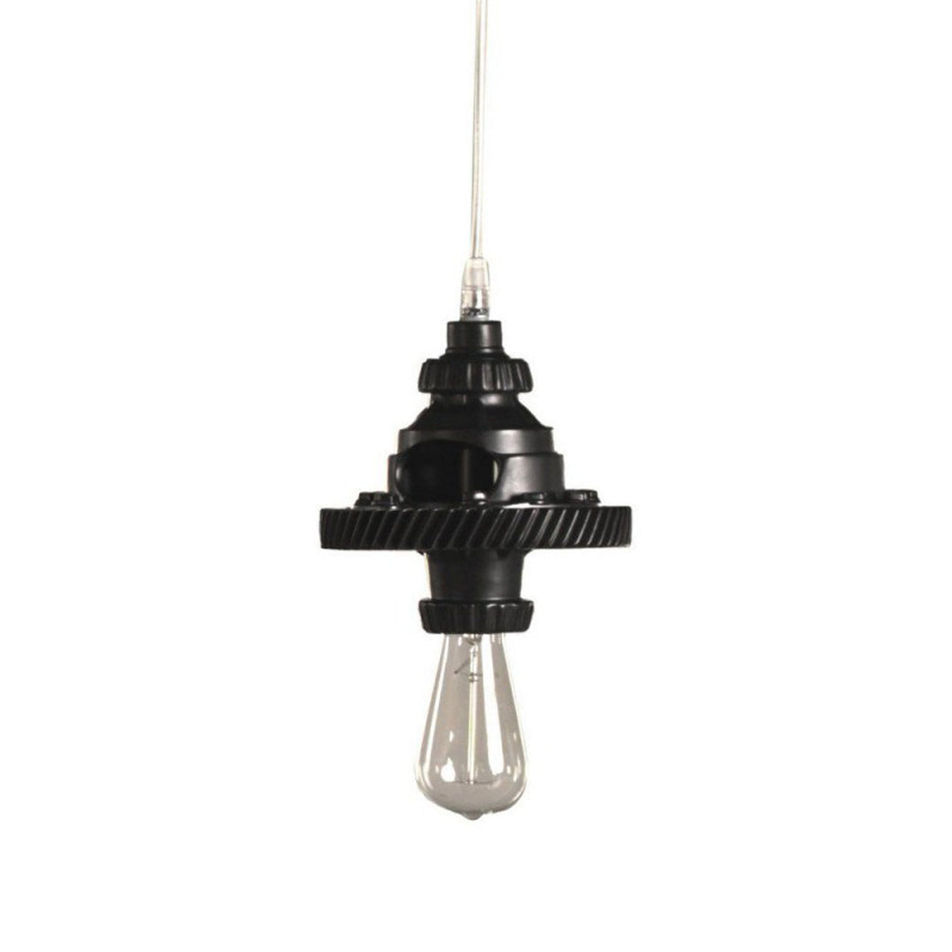 MEK 1 LED Pendant Light in Black Ceramic (18W).