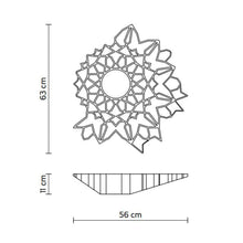 Load image into Gallery viewer, Notredame LED Ceiling / Wall Light - line drawing.
