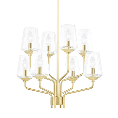 Kayla Chandelier in Gold.