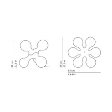 Load image into Gallery viewer, Atomium Table Lamp - line drawing.
