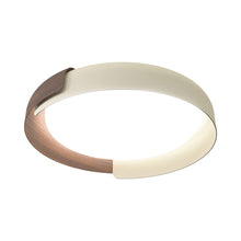 Load image into Gallery viewer, Dala LED Flush Mount Ceiling Light in Sand/Wood.
