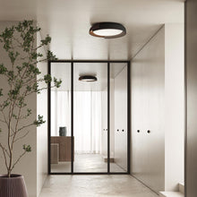 Load image into Gallery viewer, Dala LED Flush Mount Ceiling Light in living room.
