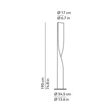 Load image into Gallery viewer, Evita Floor Lamp - line drawing.
