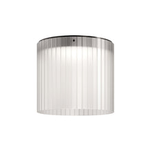 Load image into Gallery viewer, Giass LED Semi Flush Mount Ceiling Light in White (13.8-Inch).
