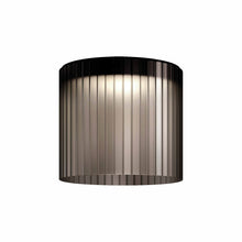 Load image into Gallery viewer, Giass LED Semi Flush Mount Ceiling Light in Smokey Grey (13.8-Inch).
