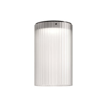 Load image into Gallery viewer, Giass LED Semi Flush Mount Ceiling Light in White (17.7-Inch).
