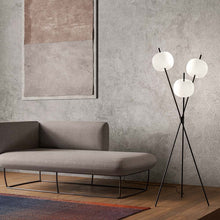 Load image into Gallery viewer, Kushi LED Floor Lamp in living room.
