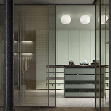 Load image into Gallery viewer, Kushi Semi Flush Mount Ceiling Light in dressing room.
