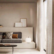 Load image into Gallery viewer, Kushi Table Lamp in living room.

