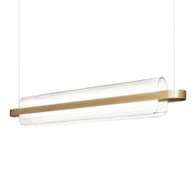 Load image into Gallery viewer, Nami LED Pendant Light in Brass.
