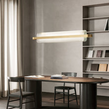 Load image into Gallery viewer, Nami LED Pendant Light in office.
