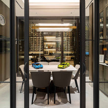 Load image into Gallery viewer, Nami LED Pendant Light in dining room.

