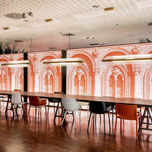 Load image into Gallery viewer, Nami LED Pendant Light in restaurant.
