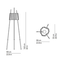 Load image into Gallery viewer, Tyla Floor Lamp - line drawing.
