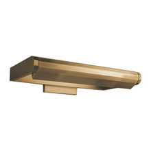 Load image into Gallery viewer, Kent LED Swing Arm Wall Light in Aged Brass (Large).
