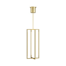 Load image into Gallery viewer, Kenway LED Pendant Light in Small/Natural Brass.
