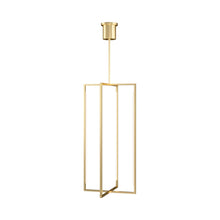 Load image into Gallery viewer, Kenway LED Pendant Light in Medium/Natural Brass.

