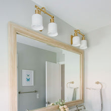 Load image into Gallery viewer, Keswick Vanity Light in bathroom.
