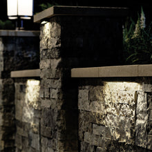 Load image into Gallery viewer, Landscape 12V LED Hardscape Light in Outside Area.
