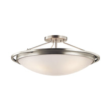 Load image into Gallery viewer, 23.25&quot; Semi Flush Mount Ceiling Light.

