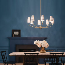 Load image into Gallery viewer, Adeena Chandelier in dining room.

