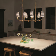 Load image into Gallery viewer, Adeena Linear Pendant Light in kitchen.
