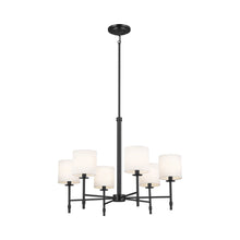 Load image into Gallery viewer, Ali Chandelier in Black (6-Light).
