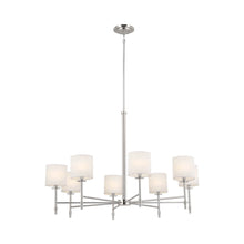 Load image into Gallery viewer, Ali Chandelier in Polished Nickel (8-Light).
