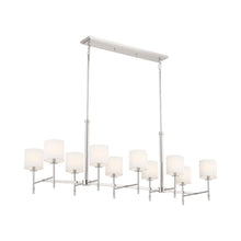 Load image into Gallery viewer, Ali Linear Pendant Light in Polished Nickel.
