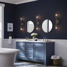 Load image into Gallery viewer, Armstrong Wall Light in bathroom.
