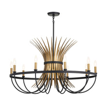 Load image into Gallery viewer, Baile Chandelier in Black (10-Light).
